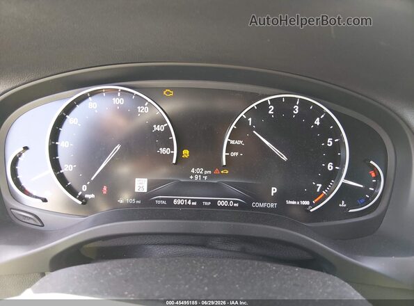 5UXTY5C00L9B29887 2020 BMW X3 White Вид задніх сидінь