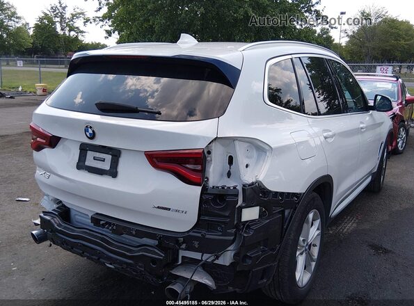 5UXTY5C00L9B29887 2020 BMW X3 White Задня права чверть