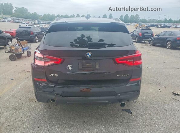 5UXTY5C00L9D48624 2020 BMW X3 Black 