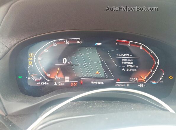 5UXTY5C00L9D48624 2020 BMW X3 Black 