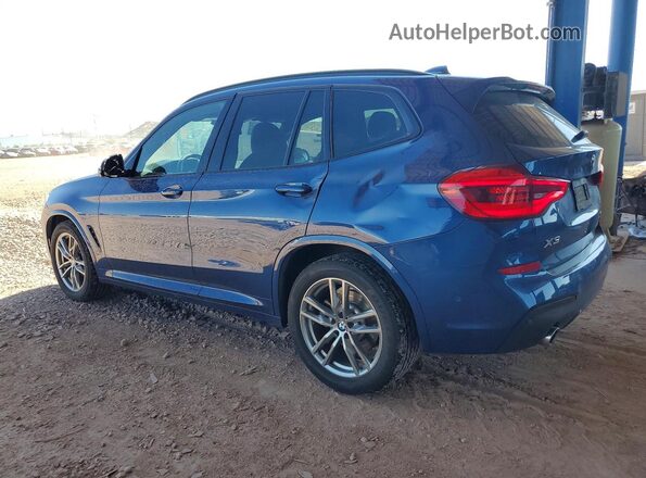 5UXTY5C01L9D20007 2020 BMW X3 Blue Tył lewy