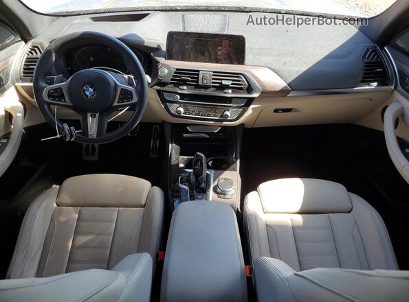 5UXTY5C01L9D20007 2020 BMW X3 Blue Widok deski rozdzielczej