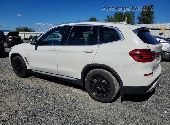 5UXTY5C01LLE58343 2020 BMW X3 White Rear left