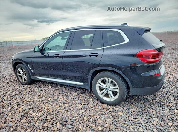 5UXTY5C01LLE58391 2020 BMW X3 Black Rear left