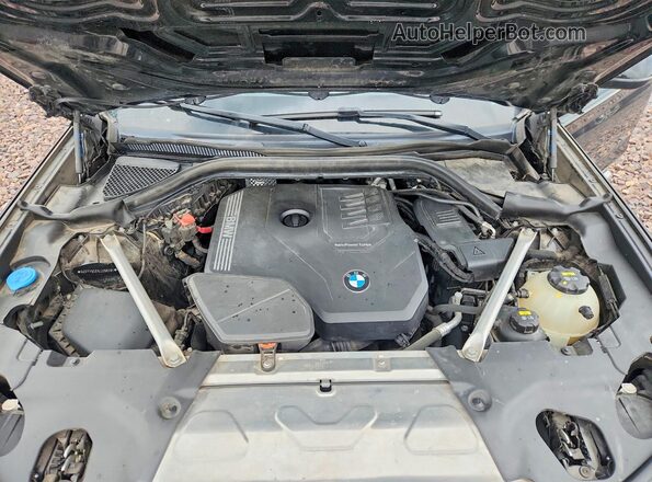 5UXTY5C01LLE58391 2020 BMW X3 Black Rear interior view