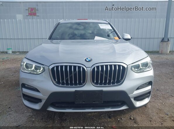 5UXTY5C01M9E20738 2021 BMW X3 Silver Vista del cuadro de instrumentos