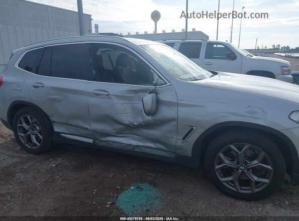 5UXTY5C01M9E20738 2021 BMW X3 Silver Vista frontal