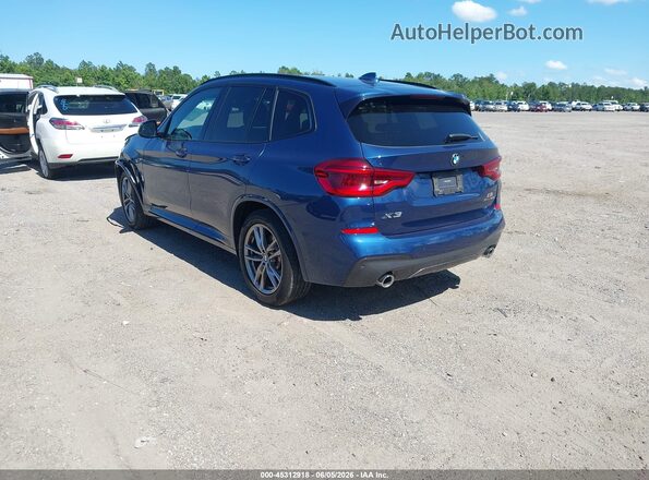 5UXTY5C01M9G65958 2021 BMW X3 Blue Задня ліва чверть