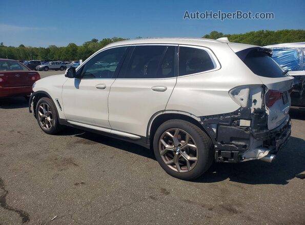 5UXTY5C01M9G79312 2021 BMW X3 White უკანა მარცხენა
