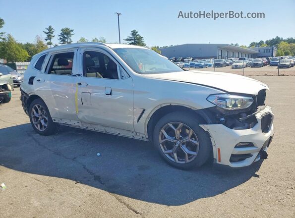 5UXTY5C01M9G79312 2021 BMW X3 White წინა მარჯვენა