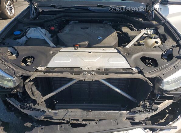 5UXTY5C01M9G79312 2021 BMW X3 White ძრავის განყოფილების ხედი