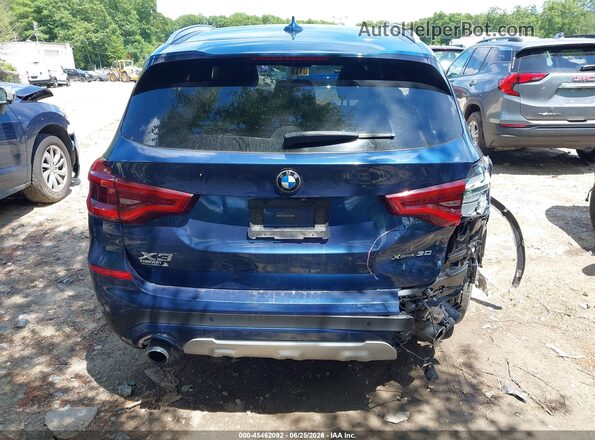 5UXTY5C01M9G83926 2021 BMW X3 Blue 