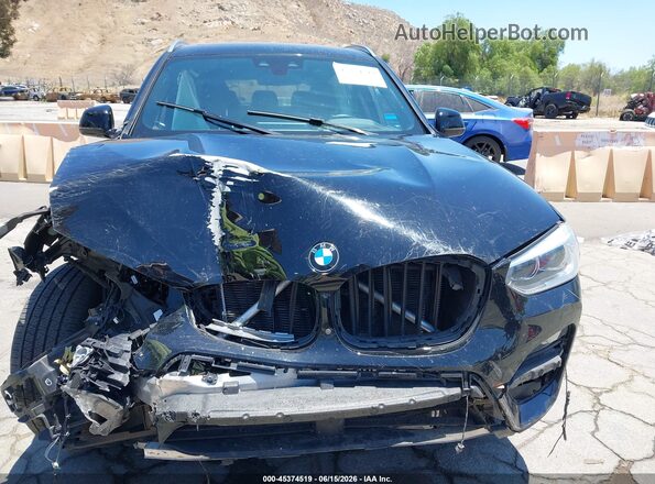 5UXTY5C02L9B87757 2020 BMW X3 Black Вид щитка приладів