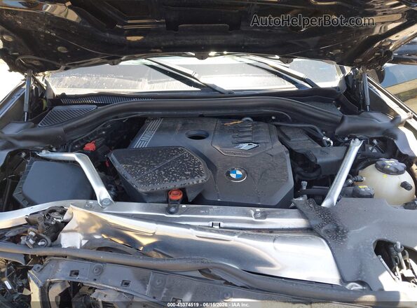 5UXTY5C02L9B87757 2020 BMW X3 Black Вид ззаду