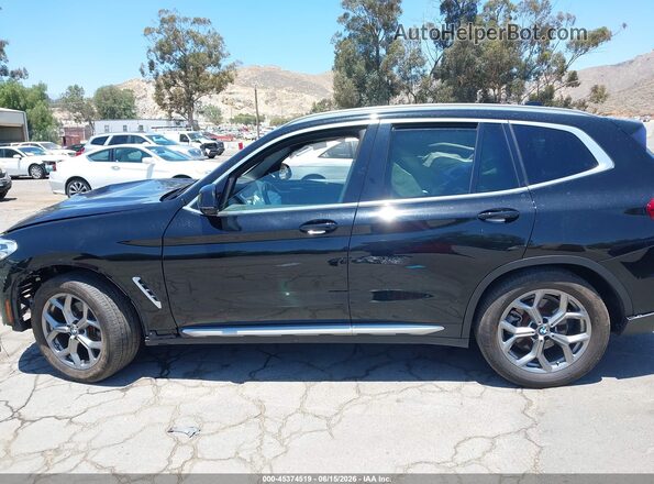 5UXTY5C02L9B87757 2020 BMW X3 Black Панорамний вид салону 360°