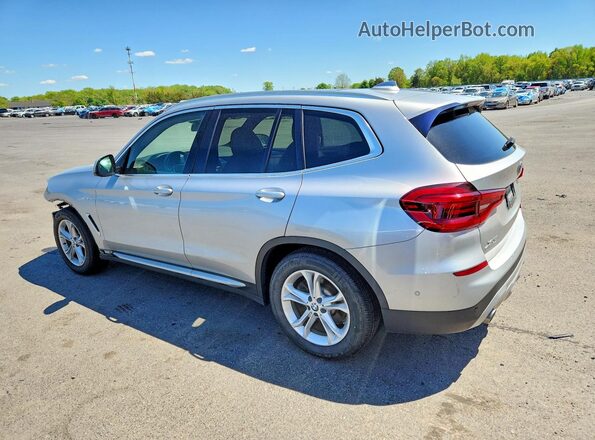 5UXTY5C02L9B89573 2020 BMW X3 Серебряный Задняя левая четверть