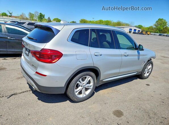 5UXTY5C02L9B89573 2020 BMW X3 Серебряный Задняя правая четверть