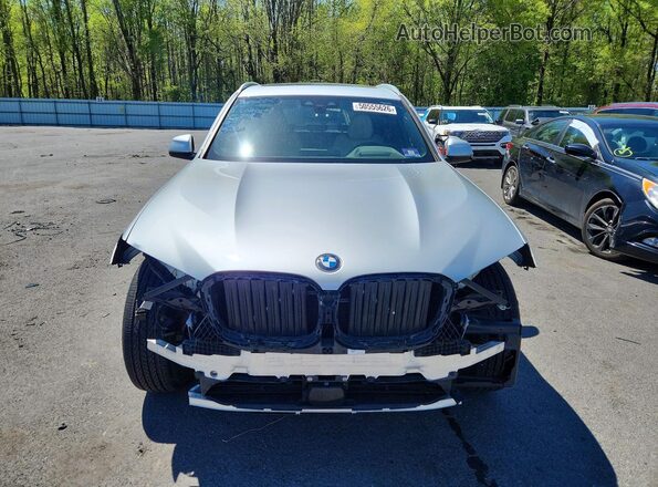 5UXTY5C02L9B89573 2020 BMW X3 Серебряный Вид спереди