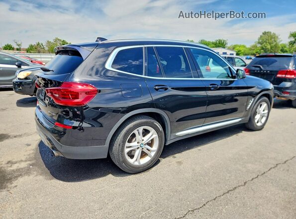 5UXTY5C02LLT31940 2020 BMW X3 Black Rear right