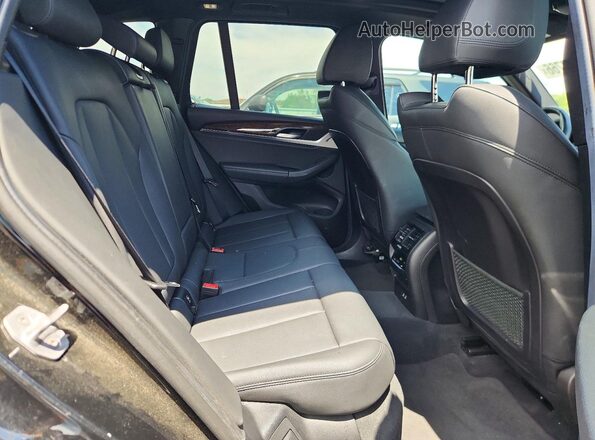 5UXTY5C02LLT31940 2020 BMW X3 Black Rear interior view