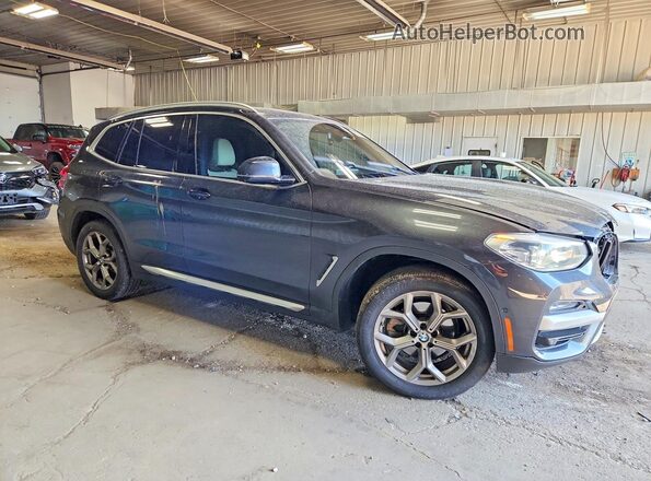 5UXTY5C02M9H49187 2021 BMW X3 Черный 