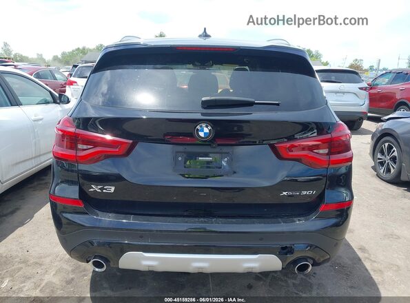 5UXTY5C02M9H59301 2021 BMW X3 Black 