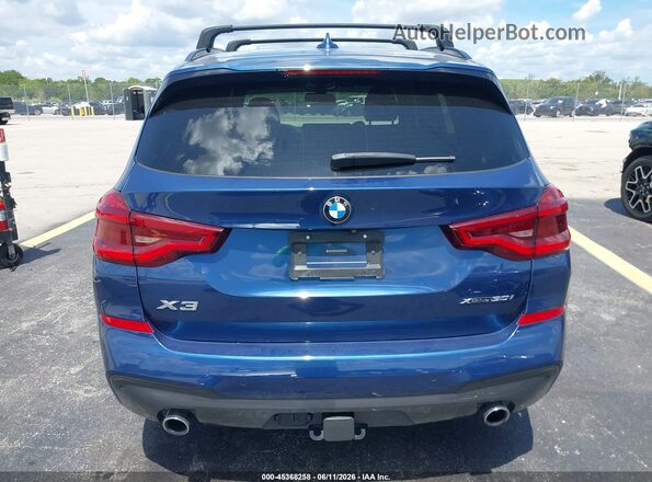 5UXTY5C03L9D18680 2020 BMW X3 Blue 