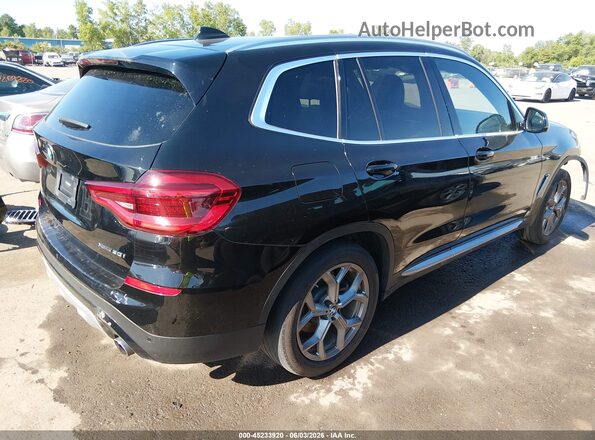 5UXTY5C03M9F20100 2021 BMW X3 Black 