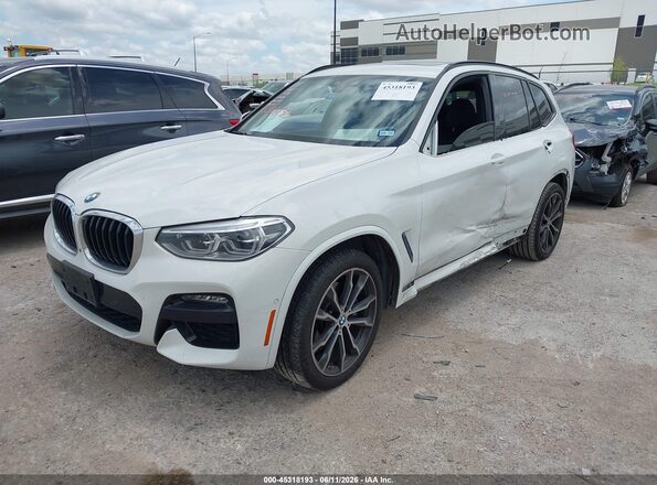 5UXTY5C04LLT33527 2020 BMW X3 Белый Передняя левая четверть