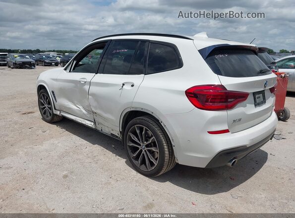 5UXTY5C04LLT33527 2020 BMW X3 Белый Задняя левая четверть