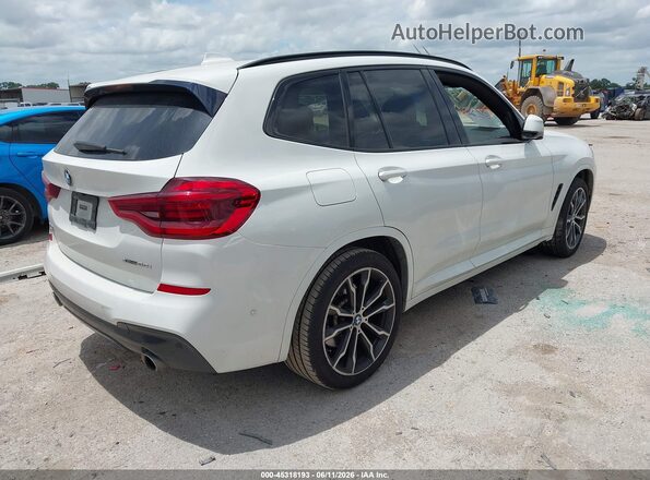 5UXTY5C04LLT33527 2020 BMW X3 Белый Задняя правая четверть
