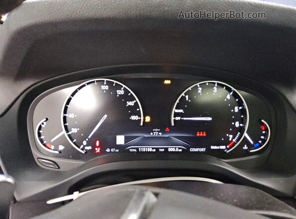 5UXTY5C04M9E74180 2021 BMW X3 Синий Вид щитка приборов