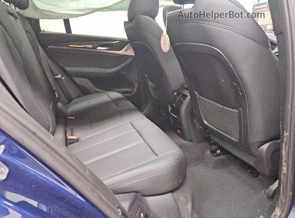 5UXTY5C04M9E74180 2021 BMW X3 Синий Вид задних сидений