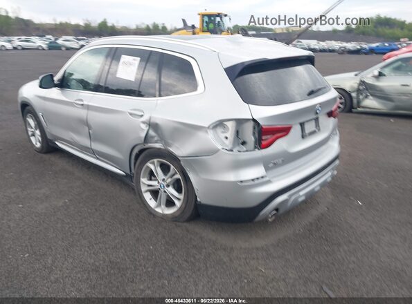 5UXTY5C04M9H85639 2021 BMW X3 Silver უკანა მარცხენა