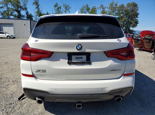 5UXTY5C05L9B77515 2020 BMW X3 Белый Вид сзади