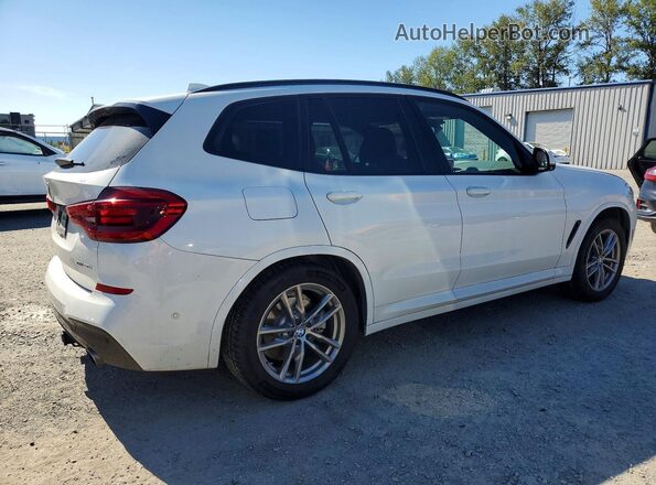 5UXTY5C05L9B77515 2020 BMW X3 Белый Задняя правая четверть