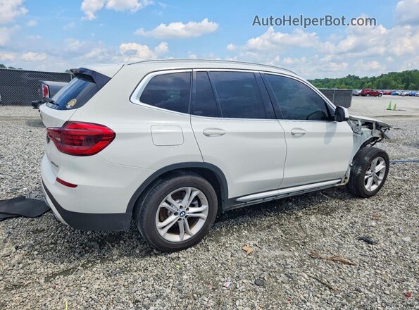 5UXTY5C05M9E47893 2021 BMW X3 White Задня права чверть