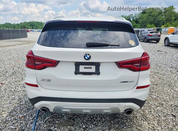 5UXTY5C05M9E47893 2021 BMW X3 White Вид ззаду