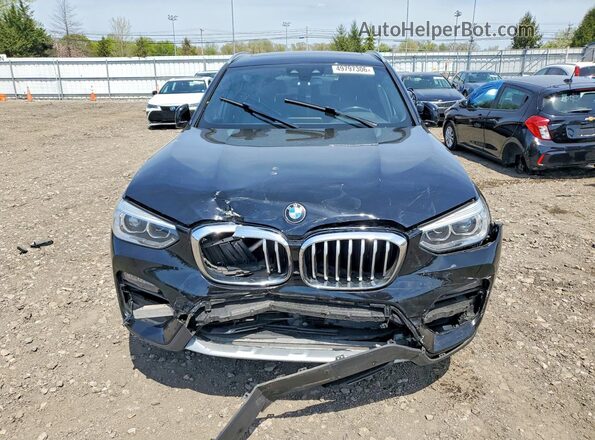 5UXTY5C05M9F13424 2021 BMW X3 Black Դիմացի տեսք