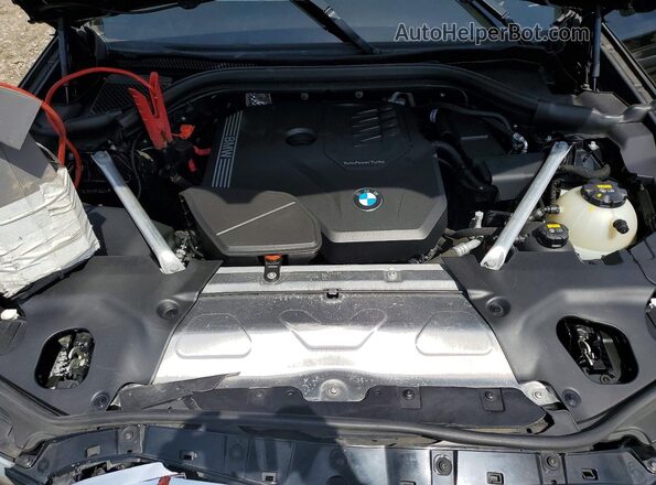 5UXTY5C05M9F13424 2021 BMW X3 Black Սալոնի հետևի տեսք