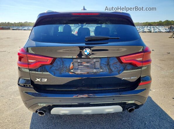 5UXTY5C05M9G31330 2021 BMW X3 Черный Вид сзади