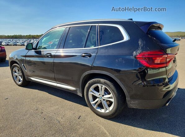 5UXTY5C05M9G31330 2021 BMW X3 Черный Задняя левая четверть