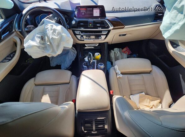 5UXTY5C05M9G31330 2021 BMW X3 Черный Вид панели приборов