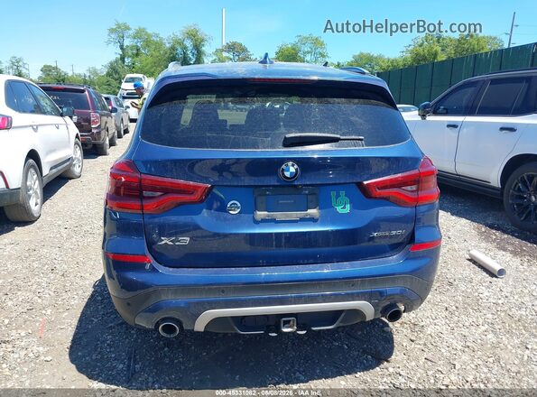 5UXTY5C06M9F84809 2021 BMW X3 Blue 
