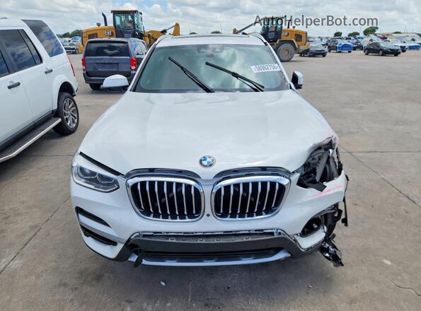 5UXTY5C06M9H70558 2021 BMW X3 White Вид спереду