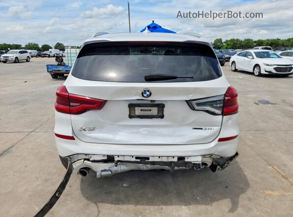 5UXTY5C06M9H70558 2021 BMW X3 White Вид ззаду