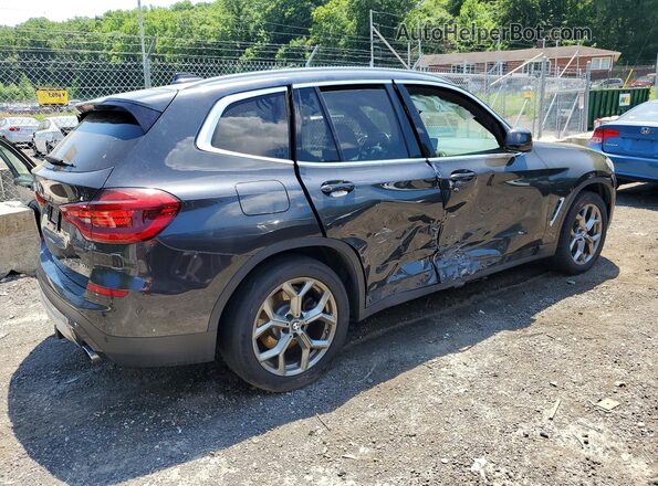 5UXTY5C07L9B01181 2020 BMW X3 Black უკანა მარჯვენა