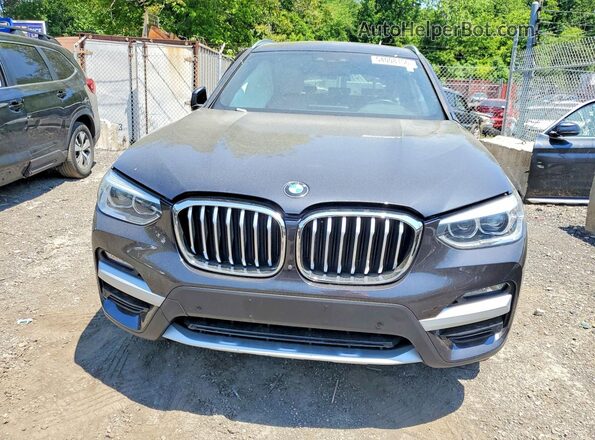 5UXTY5C07L9B01181 2020 BMW X3 Black წინა ხედი