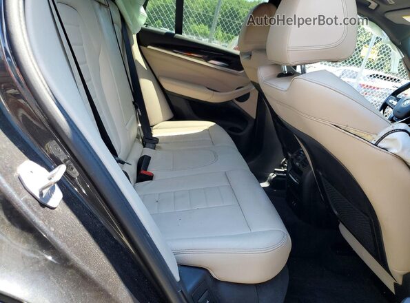 5UXTY5C07L9B01181 2020 BMW X3 Black უკანა სავარძლების ხედი