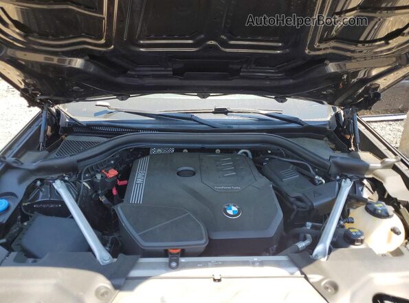 5UXTY5C07L9B01181 2020 BMW X3 Black უკანა სალონის ხედი